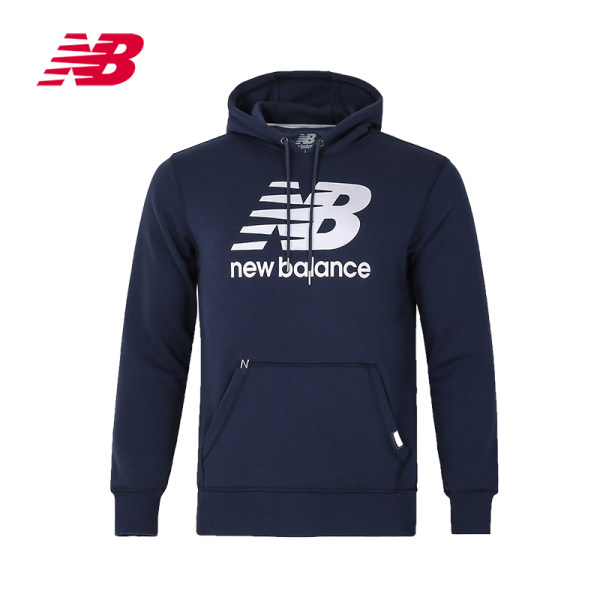 New Balance/NB 男款 长袖连帽针织上衣运动休闲卫衣MT63551