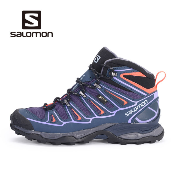 Salomon 萨洛蒙女款户外中帮防水透气徒步鞋 X ULTRA MID 2 GTX W