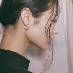 耳圈日韩国简约气质耳环女耳钉女