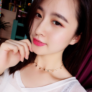 TMJ韩国颈链项圈锁骨链