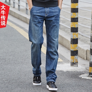 大牛传说宽松牛仔裤男