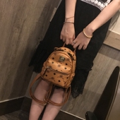 斜挎包欧美超迷你号印花手提小包多功能双肩小书包 包包女2018新款