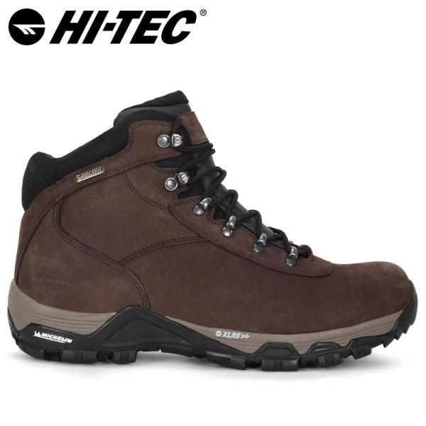 HITEC米其林高帮防水耐磨缓震防滑运动户外鞋男登山鞋O005804