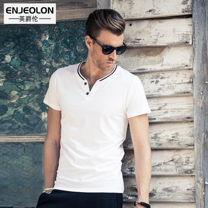 英爵伦 夏季新款简约男式上衣 