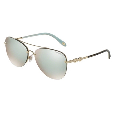 北美正品直邮 TIFFANY 女款 AVIATOR 镜面太阳眼镜/墨镜 TF3054