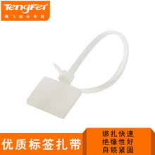 tengfei线缆收纳带网线标签标牌扎带网络扎带记号标牌扎带100个