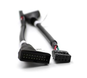 八鹰前置面板3.0转主板2.0转接线接口转换头9插针口USB2.0排母