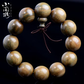 19包邮小阁楼天然绿檀手串阴沉金丝檀乌木手串2.0木质手串男檀香