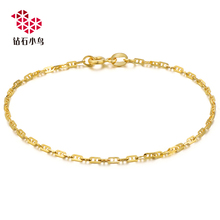 女款 日字手链 Zbird 钻石小鸟18K金手链 正品 百搭时尚 专柜