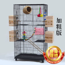 鸟笼豪华鹦鹉鸟笼大号画眉金太阳虎皮牡丹繁殖笼鸟笼子424 粤迪