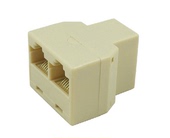 网通头RJ45网络三通头网线连接器 1分2转接器 网线三通头
