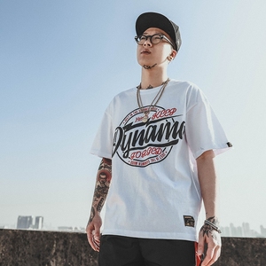 韩版潮ulzzang原宿风宽松短袖T恤