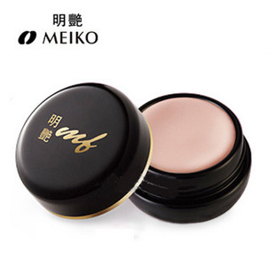 正品Meiko明艳遮瑕膏唇部雀斑痘印 高清软性滋润粉底膏6系列金边