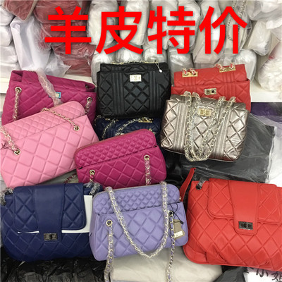 疯抢热卖2018新工厂直销孤品样板真皮女包斜挎清值哭专拍店长推荐