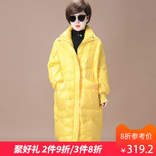 秋比2018冬装新款韩版宽松显瘦中长款女士羽绒服外套chic好看大衣图片