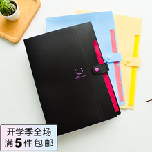 批发 文件夹多层插页A4试卷夹文件袋风琴包 韩国创意学生办公文具