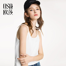 性感吊带T恤 时尚 新款 OSA欧莎春装
