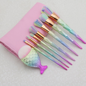 10支彩色螺旋化妆刷