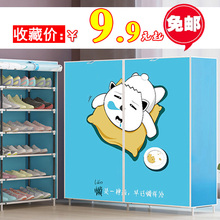 简易鞋 架简易经济型省空间家用组装 多层牛津布鞋 柜无纺布 柜防尘鞋