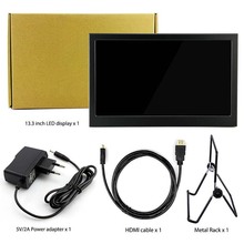 ps3电脑屏树莓派5V供电 13.3寸IPS屏1080超薄PS4便携式显示器HDMI