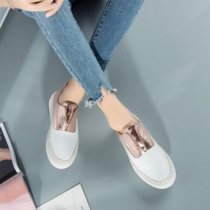 平底休闲一脚蹬懒人鞋