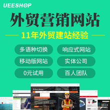 外贸企业网站制作一条龙国外网站建设PHP网站仿站小语种营销网站