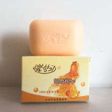 洁面皂特价 一个月半价 包邮 纯人参皂100g 3块以上 一块 朝鲜人参皂