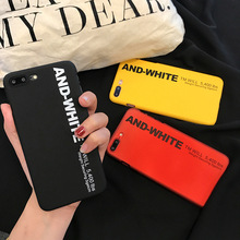 街头潮牌风格 适用苹果8手机壳iphone7plus/6s个性潮男女款磨砂套
