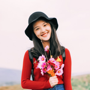 黑色圆顶英伦小沿礼帽渔夫帽