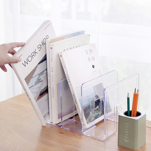 学生亚克力透明书立