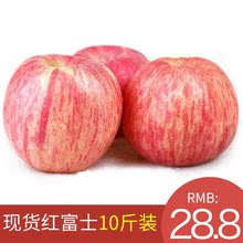 新鲜苹果红富士10斤山西吉县壶口水果冰糖心烟台十斤代发整箱大果