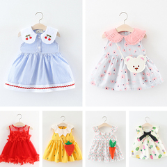 女童连衣裙夏季2019韩版吊带公主裙子女宝宝3岁婴幼儿0-1周岁童装