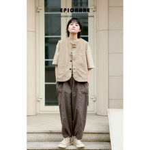三口袋轻薄简约马甲 男女同款 日系复古工装 稀有epicrare春新品