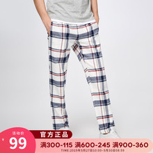杰克琼斯男夏新长裤 218114529 家居服男 Jones 绫致Jack