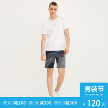 217215503 泳裤 JackJones杰克琼斯线条印花休闲短裤
