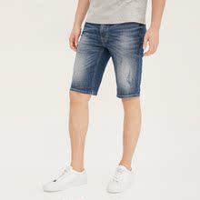 杰克琼斯夏季磨破休闲牛仔短裤 217243506 Jones Jack