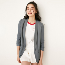 西服女117208509 抽褶中长款 修身 ONLY新款