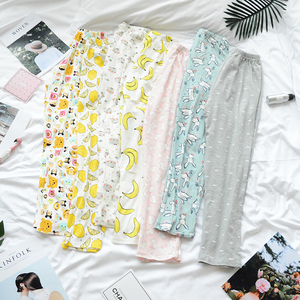 春秋长裤宽松纯棉家居裤