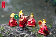 饰品车载摆件中国风礼品 原创藏族西藏青海特产小喇嘛创意家居装