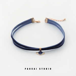 少女心choker项链女锁骨链