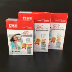 促销乐凯相纸6寸4R高光防水相片纸喷墨打印机照片纸240克100张1包