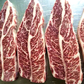 精修油边 玉米喂养 加拿大安格斯牛 180天谷饲 500g 5片 牛小排