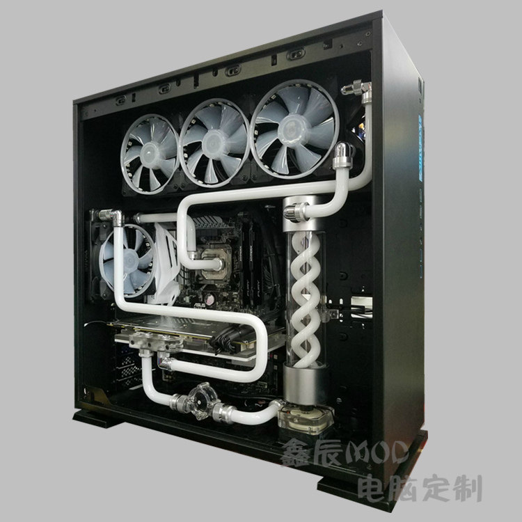 迎广303机箱 电脑硬管分体水冷套装 CPU 显卡