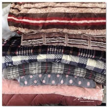 材料珊瑚绒法兰绒夹棉面料称斤布头 清仓家居服保暖布料手工棉拖鞋