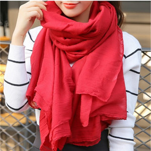 女士超长款百搭纯色围脖
