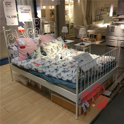 欧式双人床架有实体店吗
