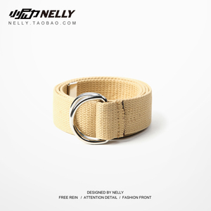 死飞滑板街舞复古死飞简约帆布腰带潮