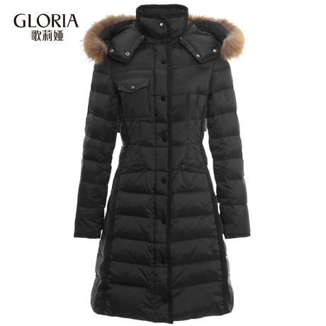 预售GLORIA/歌莉娅2018冬季中长款羽绒服18NE8C390商品大图