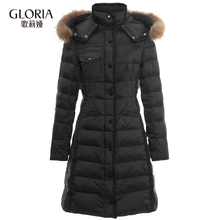 预售GLORIA/歌莉娅2018冬季中长款羽绒服18NE8C390图片