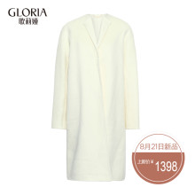 GLORIA/歌莉娅女装冬季新品羊毛羊驼双面呢外套17NK6E470图片